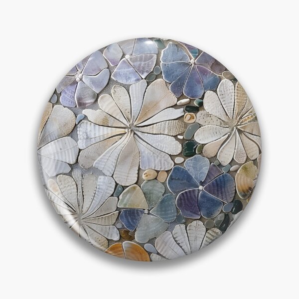 Item preview, Colorful sand dollar mosaic print designed and sold by dcrc.