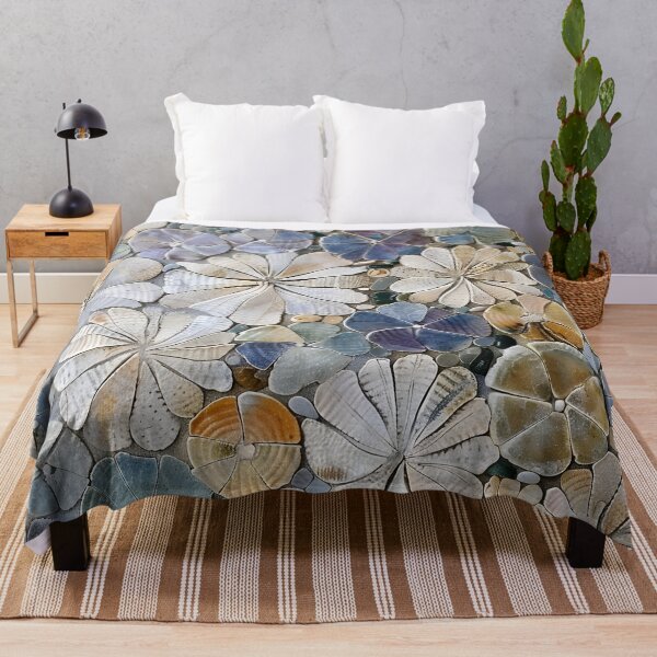 Item preview, Colorful sand dollar mosaic print designed and sold by dcrc.