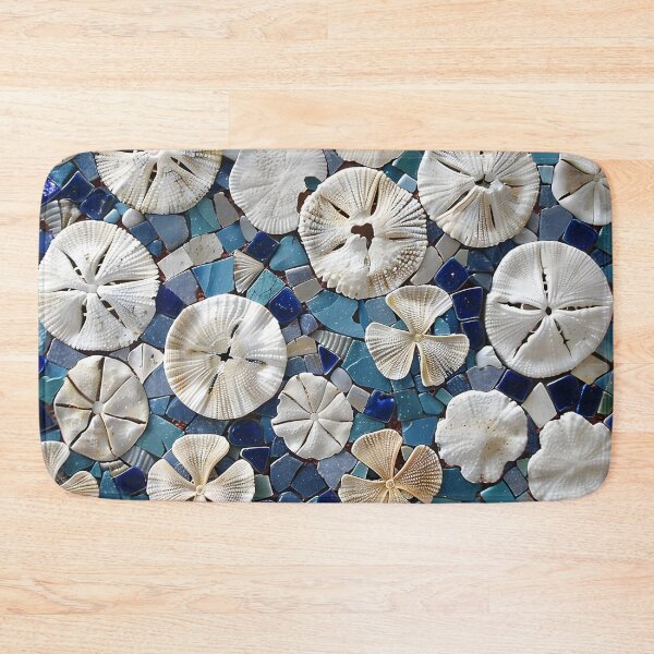 Item preview, Colorful sand dollar mosaic print designed and sold by dcrc.