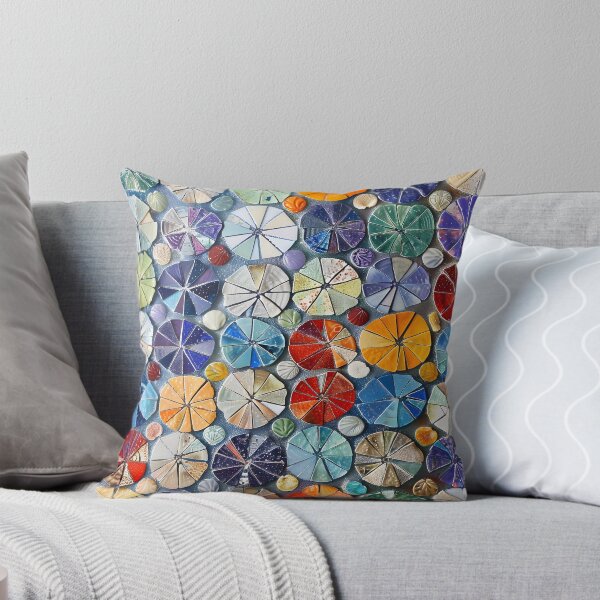 Item preview, colorful sand dollar mosaic print designed and sold by dcrc.