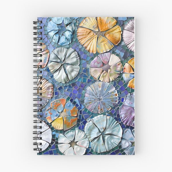 Item preview, colorful sand dollar mosaic print designed and sold by dcrc.