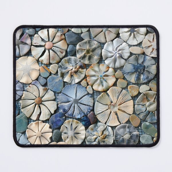 Item preview, Colorful sand dollar mosaic print designed and sold by dcrc.