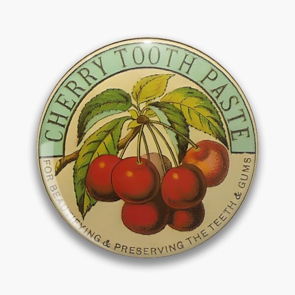 Item preview, Vintage Cherry Toothpaste Print designed and sold by PrintedVintage ..