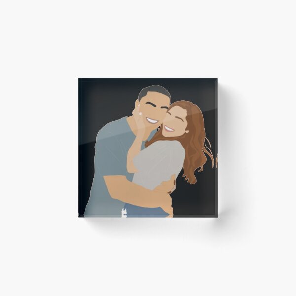 Item preview, A Faceless couple Print designed and sold by WOWART69.