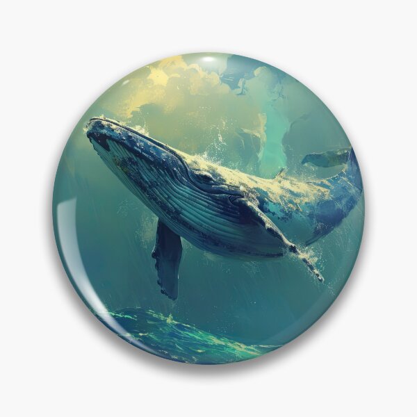 Item preview, flying whale  designed and sold by ururuty.