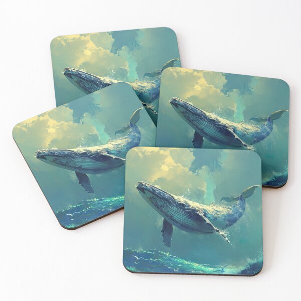 Item preview, flying whale  designed and sold by ururuty.