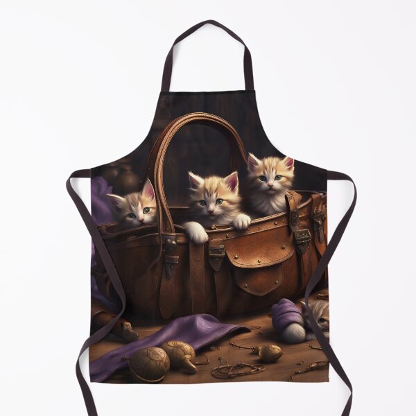 Aperçu de l'œuvre chatons dans le sac créée et vendue par MacoQ.
