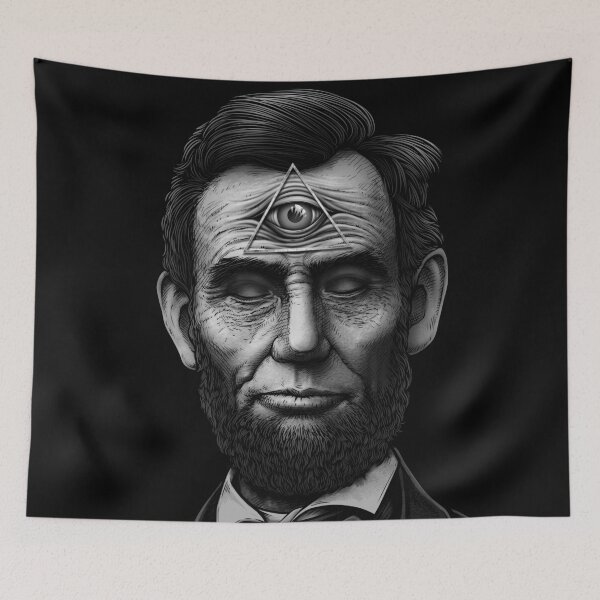 Item preview, third eye of abraham lincoln designed and sold by lillyrise.