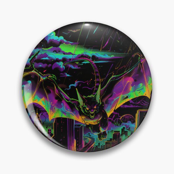 Item preview, Nocturnal Revenge Bat City designed and sold by Spookyashell.