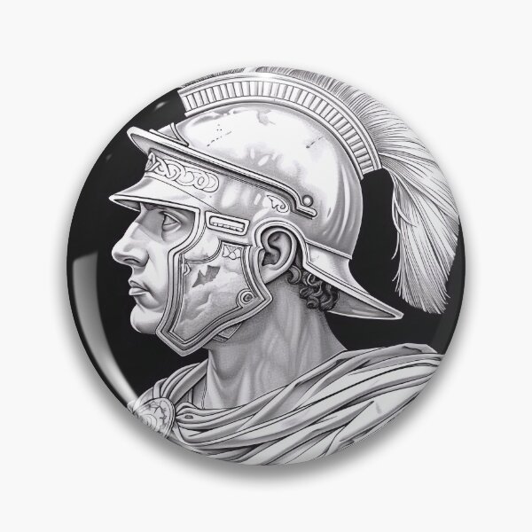 Item preview, Roman centurion seal designed and sold by Trono-de-Metal.