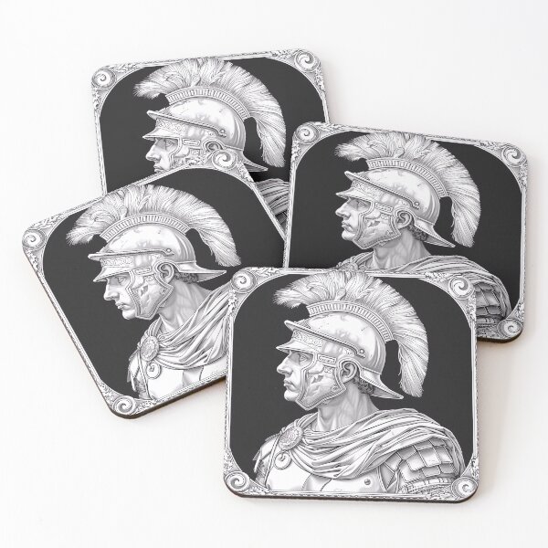 Item preview, Roman centurion seal designed and sold by Trono-de-Metal.