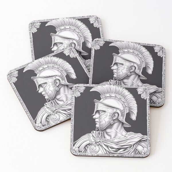 Item preview, Roman centurion seal designed and sold by Trono-de-Metal.