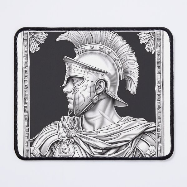 Item preview, Roman centurion seal designed and sold by Trono-de-Metal.