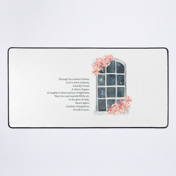 Item preview, Through the Window's Frame Poetry designed and sold by TheFocusedShop.