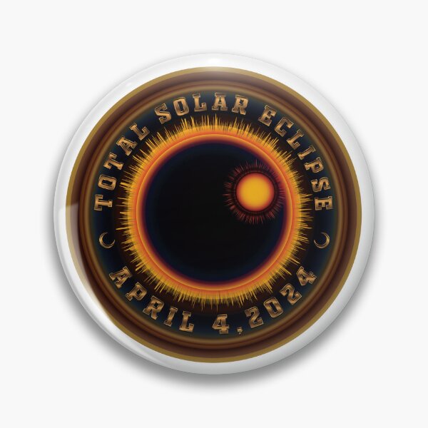 Item preview, Eclipse solar total 2024 - Ciencia designed and sold by Whimsical Thinker.