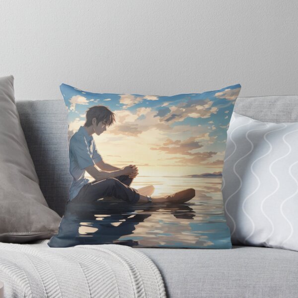 Item preview, anime sad men in sea art designed and sold by Amitabr14.
