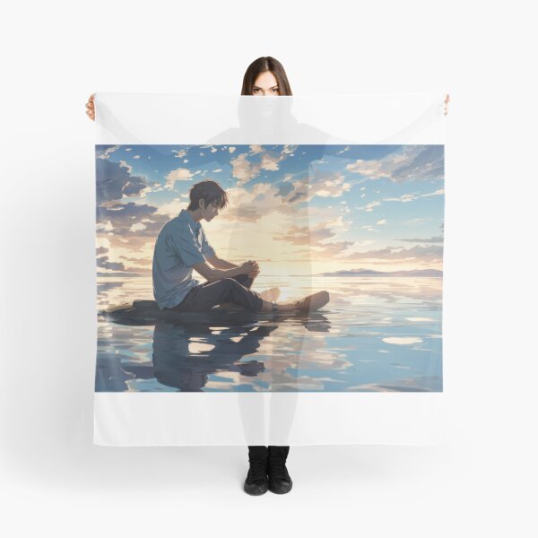 Item preview, anime sad men in sea art designed and sold by Amitabr14.