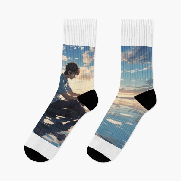 Item preview, anime sad men in sea art designed and sold by Amitabr14.