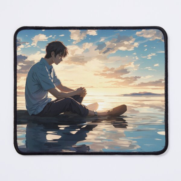 Item preview, anime sad men in sea art designed and sold by Amitabr14.