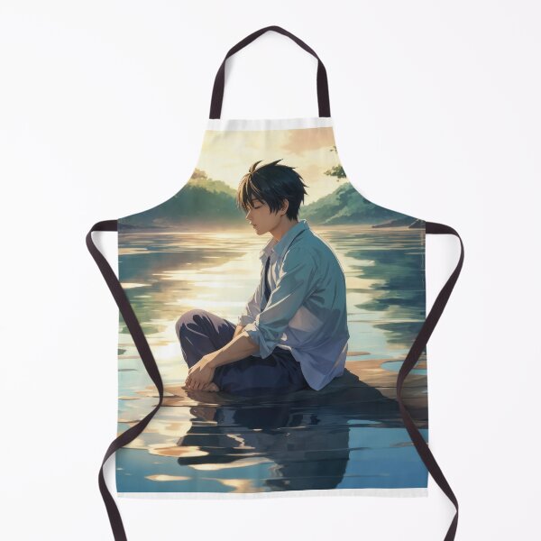 Item preview, anime sad men in sea art designed and sold by Amitabr14.