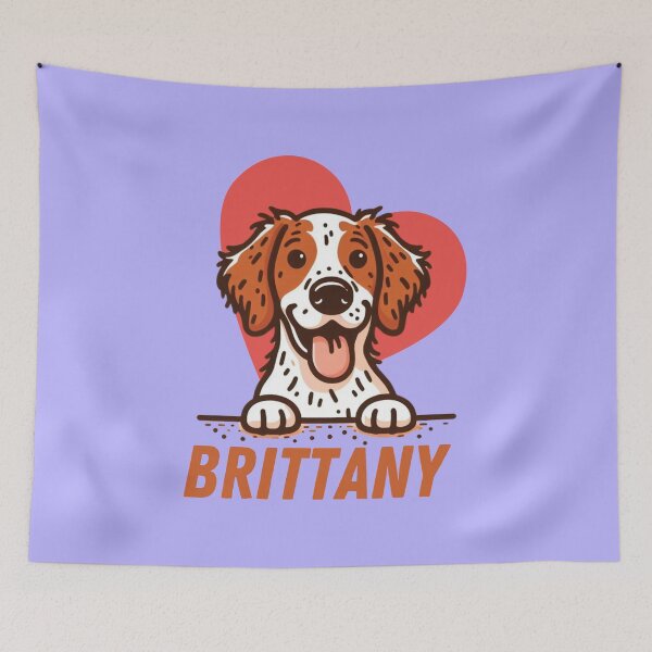 Item preview, Brittany Spaniel Love Hunting Dog designed and sold by VerveVerseBoo.