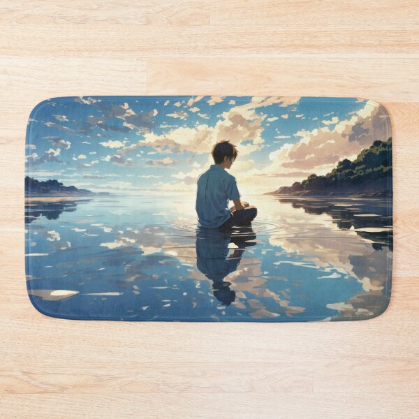 Item preview, anime sad men in sea art designed and sold by Amitabr14.