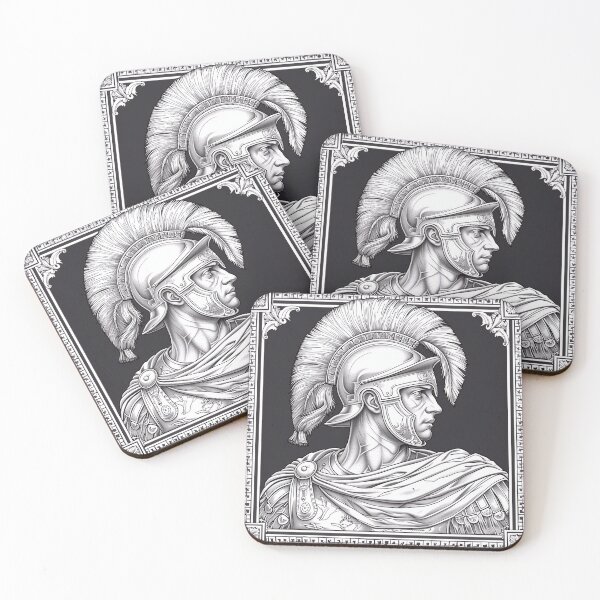 Item preview, Roman centurion seal designed and sold by Trono-de-Metal.