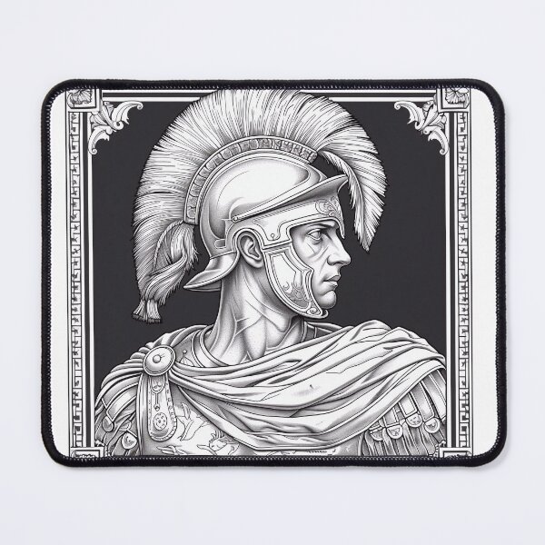 Item preview, Roman centurion seal designed and sold by Trono-de-Metal.