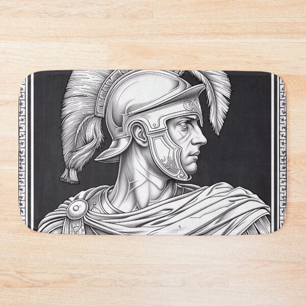 Item preview, Roman centurion seal designed and sold by Trono-de-Metal.