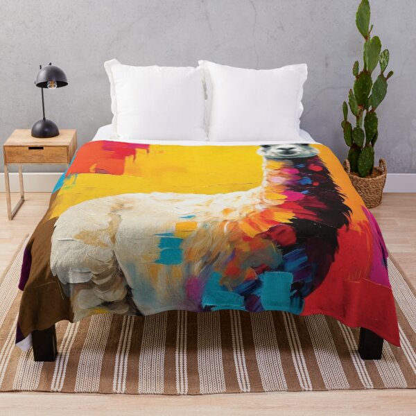 Item preview, Multi Coloured Alpaca print designed and sold by Random Designs.
