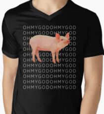 Shane Pig Oh my God T-shirt - Dawson style Men's V-Neck T-Shirt