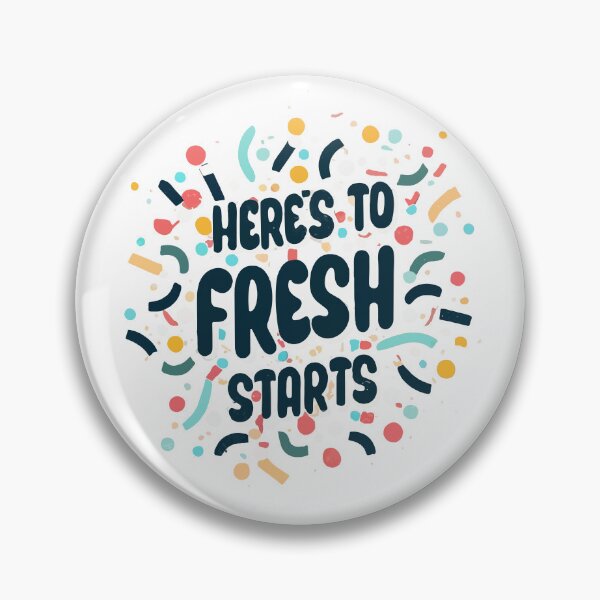 Item preview, Here's to Fresh Starts - Celebration Confetti Design designed and sold by NiftyWrx.
