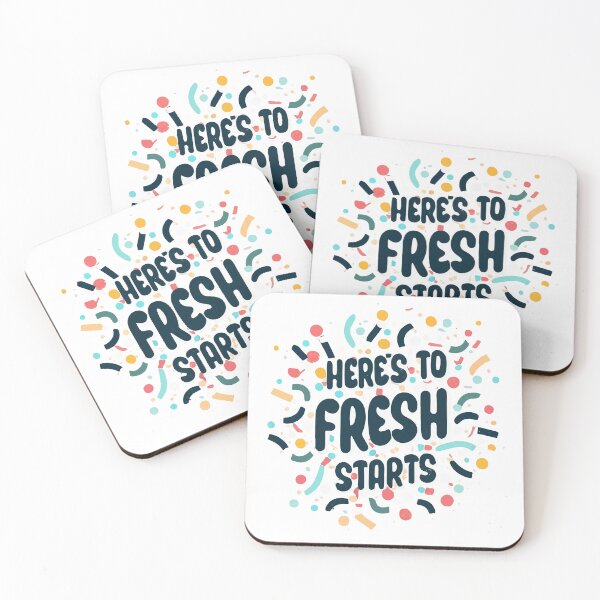 Item preview, Here's to Fresh Starts - Celebration Confetti Design designed and sold by NiftyWrx.