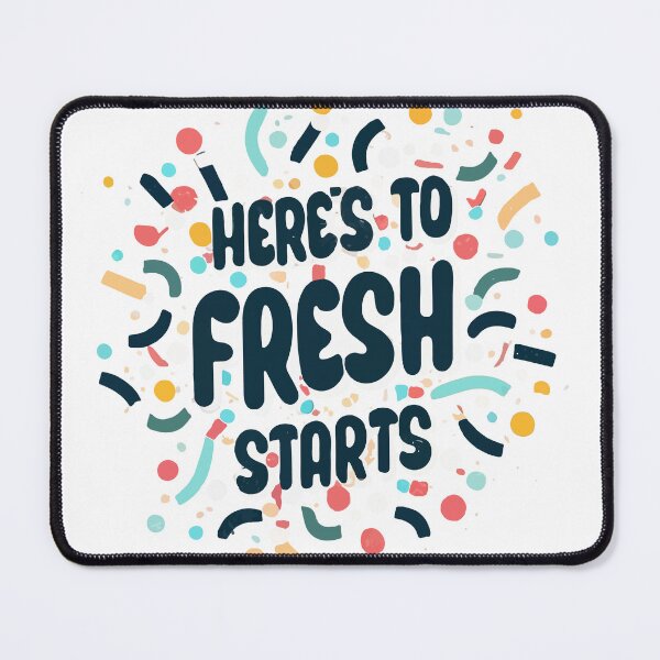 Item preview, Here's to Fresh Starts - Celebration Confetti Design designed and sold by NiftyWrx.