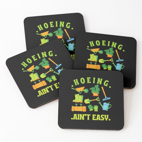 Item preview, Hoeing ain't easy funny gardening lovers  designed and sold by Kawabijutsu21.