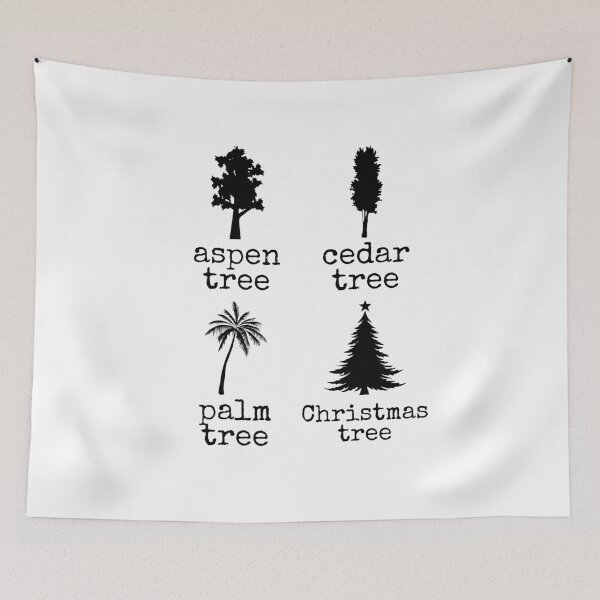 Item preview, Aspen tree, cedar tree, palm tree, Christmas tree. designed and sold by Ghoof-Wear.