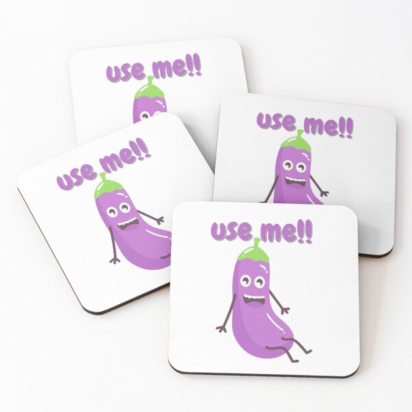 Item preview, Brinjal say use me, Funny sticker  designed and sold by WeirdSketcher.