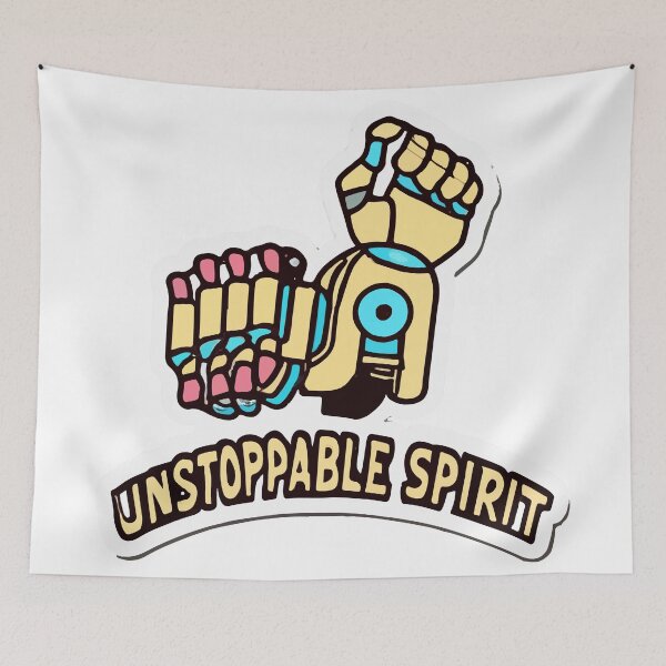 Item preview, Retro Robotic Arm - Unstoppable Spirit designed and sold by NiftyWrx.