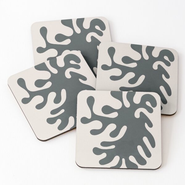 Item preview, Organic Shapes Black designed and sold by technicolorable_art.