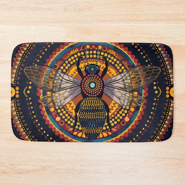 Item preview, Aboriginal Inspired Dot Art - Honey Bee designed and sold by GrinGalore.