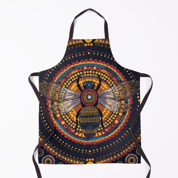 Item preview, Aboriginal Inspired Dot Art - Honey Bee designed and sold by GrinGalore.