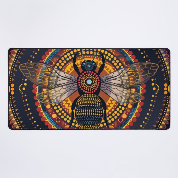 Item preview, Aboriginal Inspired Dot Art - Honey Bee designed and sold by GrinGalore.