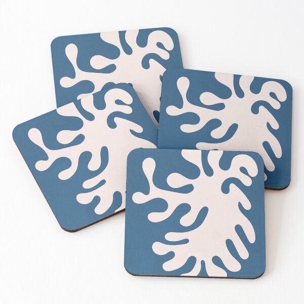 Item preview, Organic Shapes Blue designed and sold by technicolorable_art.