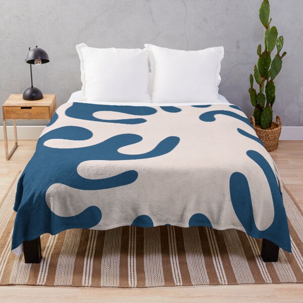 Item preview, Organic Shapes Blue designed and sold by technicolorable_art.