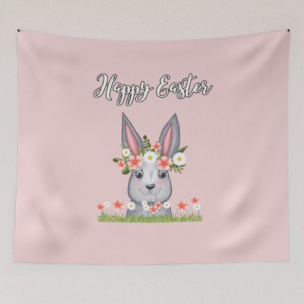 Item preview, Easter Rabbit wishes Happy Easter designed and sold by DMHG.