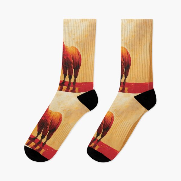 Item preview, Red and yellow Alpaca print 1 designed and sold by Random Designs.