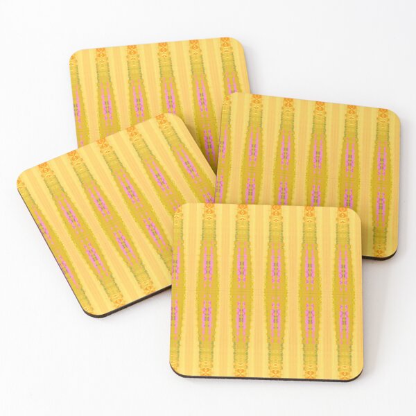 Item preview, Colorful Yellow Pink Green & Orange Striped Seamless Pattern Design, Unique Gifts For Him Or Her, Modern Home Decor designed and sold by ATSCreationsZA.