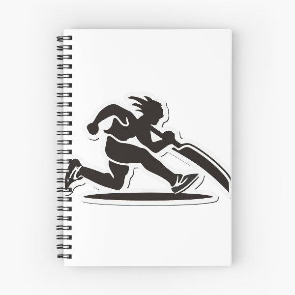 Item preview, Athletic Running Blade Motion Silhouette designed and sold by NiftyWrx.