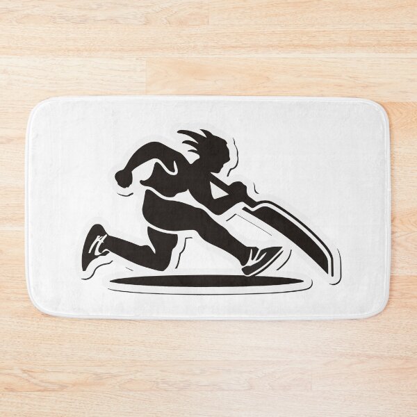 Item preview, Athletic Running Blade Motion Silhouette designed and sold by NiftyWrx.