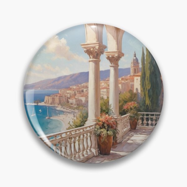 Item preview, Mediterranean View designed and sold by Sanctum Icons.
